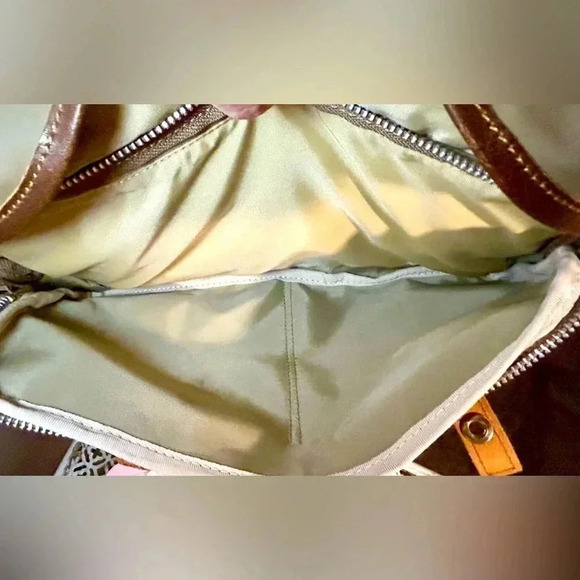 Gently Used KATHARINE HAMNETT LONDON Taupe Body Bag - Picture 6 of 7